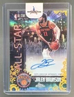 Jalen Brunson 2025 Topps Chrome Cactus Jack Orange Refractor Game Auto 8/25