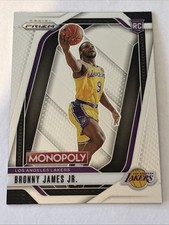 2024-25 Panini Prizm Monopoly Bronny James Jr. RC LA Lakers Rookie #45