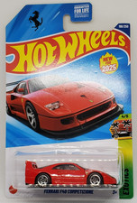 2025 Hot Wheels Red Ferrari F40 Competizione 198