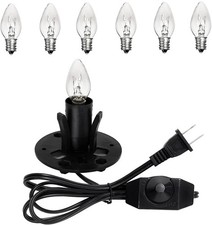 Himalayan Salt Lamp Cord Replacement with Dimmer Switch and E12 Halo...