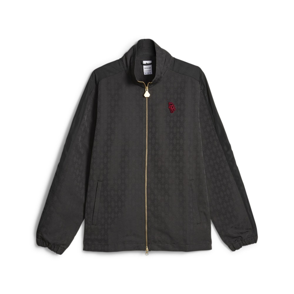 PUMA X Dapper Dan T7 Full Zip Track Jacket Mens Black Casual Athletic Outerwear 10590₽