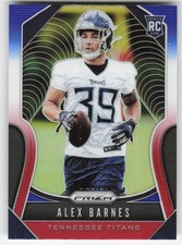 Alex Barnes, 2019 Panini Prizm, #377, Tennessee Titans, RC
