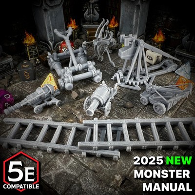 Siege Equipment - Fantasy TTRPG D&D DnD Miniatures