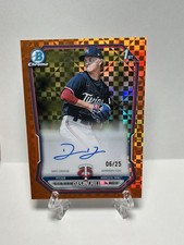 2026 Bowman Chrome 1st Dasan Hill Orange X-Fr...