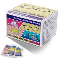 400 Pcs Cleaning Wipes for Glasses,Pre-Moistened Lens Cleaning Wipes, Compute...