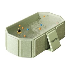 Baby Badewanne faltbar Kinderbadewanne Kinderwanne mit Ablass Grün