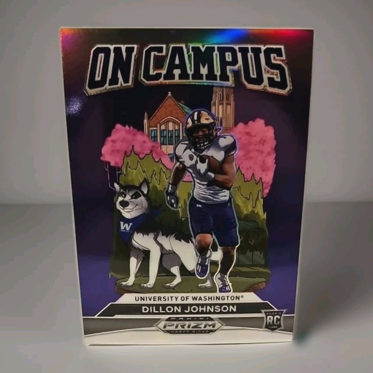 2024 Prizm Draft Picks -On Campus Dillon Johnson - Huskies Case Hit SSP RC