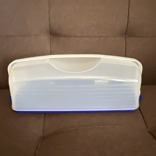Tupperware NEW Rectangular Cake & Cupcake Carrier- Holds 18 Cupcakes ...