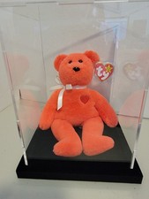 Beanie Baby Valentino II 30th Anniversary New MWMT Display Case Included