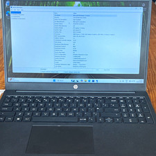 HP Laptop 15-fc0516sa 15.6in Black Ryzen 3 7320U 8GB 128GB SSD Win11 Tested