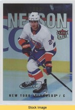 2021-22 Upper Deck Fleer Ultra Rainbow Foil Brock Nelson #23 READ o1h