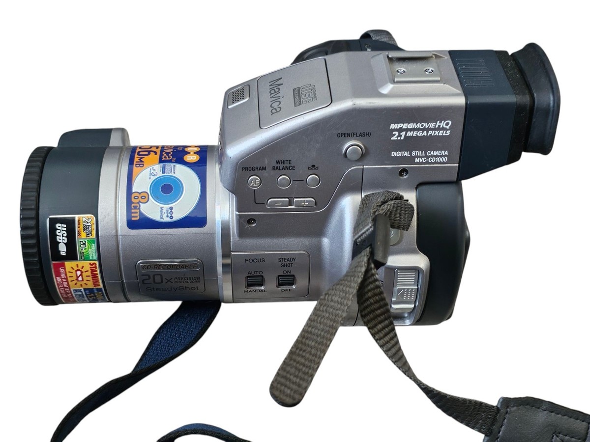 Sony Mavica MVC-CD1000 Digital Still Camera 2.1MP 20x Zoom Battery