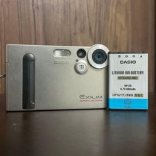 Casio EXILIM EX-M1 Digital Camera Silver 1.3MP Compact Vintage w Battery Japan