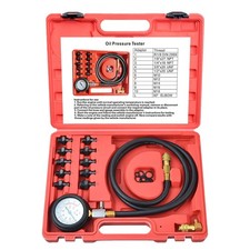 0-140 Psi Engine Fuel Oil Pressure Tester Engine Cylinder Oil Pressure Gauge ...