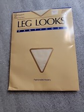 Leg Looks Pantyhose Off White Size Medium Sandalfoot