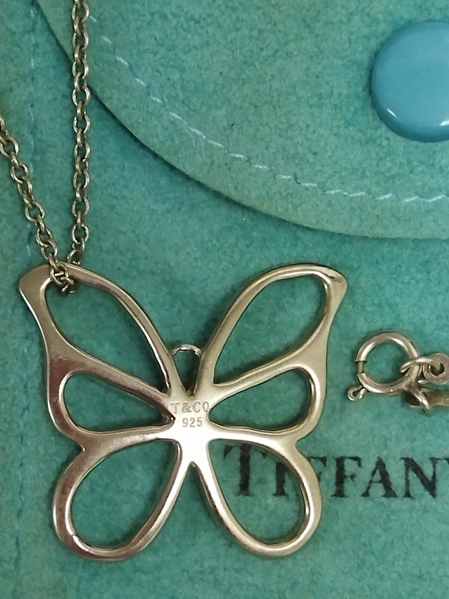 Tiffany butterfly pendant discount