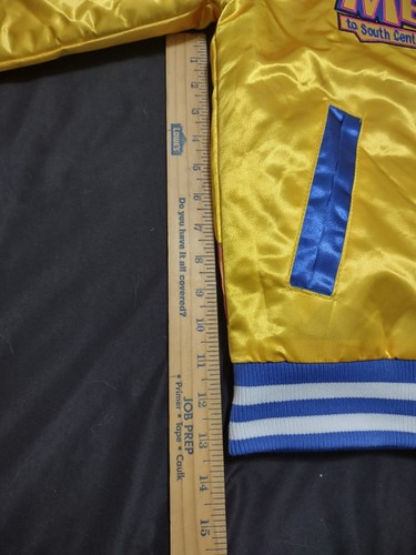 Headgear Classics Don't Be A Menace Loc Dog Satin Bomber Jacket Size Med. NEW - Picture 12 of 18