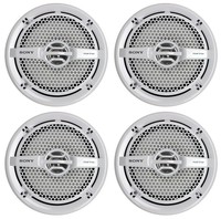 4) Sony Xs-mp1611 6.5 280 Watt Dual Cone Marine Speakers Stereo White Xsmp1611 on sale 4) Sony Xs-mp1611 6.5 280 Watt Dual Cone Marine Speakers Stereo White Xsmp1611 on sale