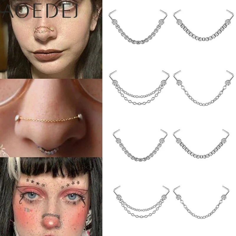 Nose chain jewelry sale