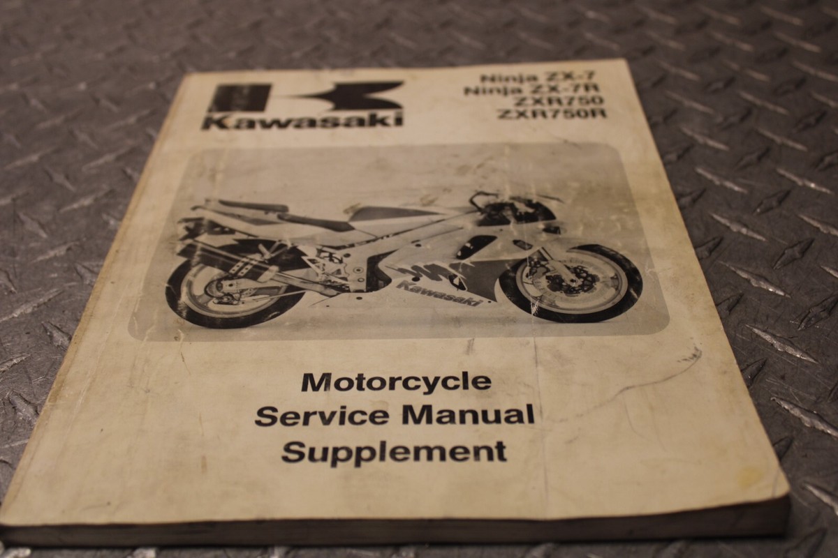 Kawasaki Service Manual Supplement 1993 93 ZX750 ZX 750