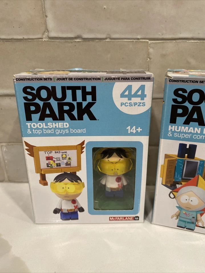 McFarlane Toys South Park - Cobertizo de herramientas y construcción de cometa humana - Juego 2 Foto 3 de 4
