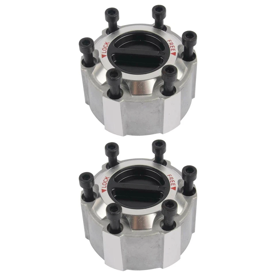 2x Bujes de bloqueo tracción en las 4 ruedas para camioneta Nissan D21 Frontier Pathfinder Xterra Foto 2 de 4