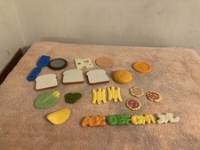 Vintage Fisher Price Fun With Food Play Food Lot Of 21 Pieces
