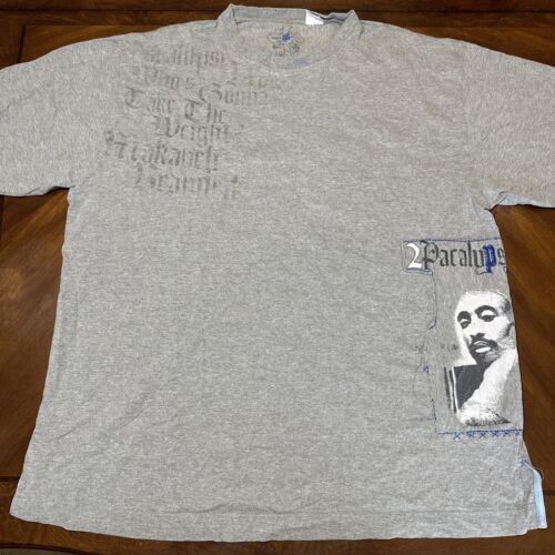 Makaveli Marke Tupac Shirt grau Größe XXL