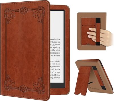 Case for 7''/6.8'' Kindle Paperwhite(12th/11th Gen-2024/2021) Foldable Stand Cover