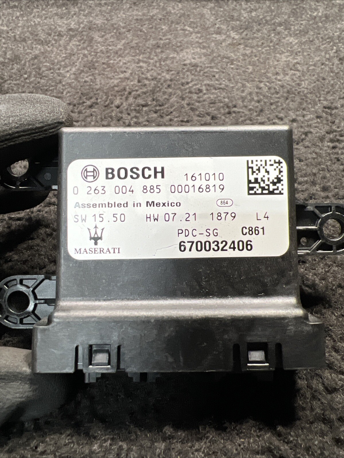 2017 Maserati Levante Parking Assist Control Module OEM 0263004885