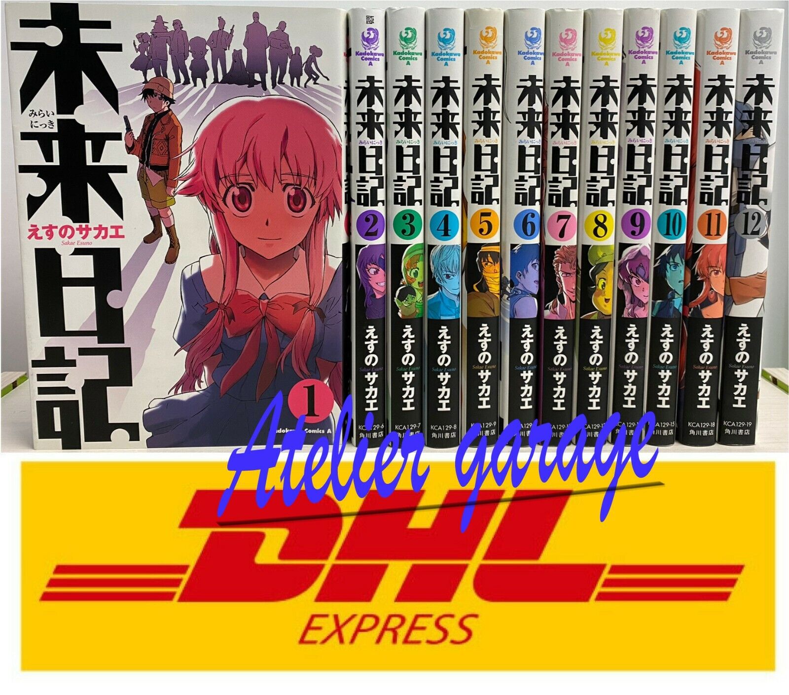 Mirai Nikki - volume 01 ao 12 + 01 Extra