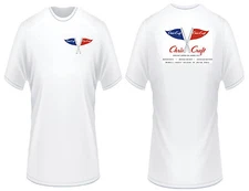 Chris Craft Boats Red and Blue Flag T-Shirt