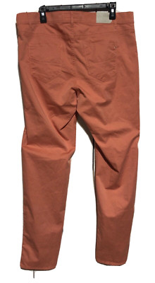 MENS BRAX ULTRALIGHT FEEL GOOD CADIZ STRAIGHT LEG PEACH PANTS SZ 38x34