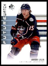 Jakob Lilja 2019-20 Upper Deck SP Authentic Future Watch RC /999 #230 Columbus