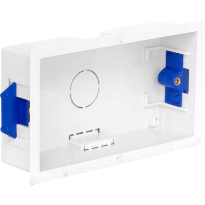 Packung mit 30 x 35 mm Doppel 2 Gang Trockenfutter Flush Patress Back Box (M118)