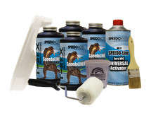 T-rex Black Roll On Truck Bed Liner 2k Urethane 4 Quart Kit Smr-1000roll-k4