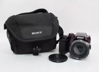 Nikon COOLPIX B500 16MP 40x Optical Zoom Digital Camera w/Wi-Fi - Plum