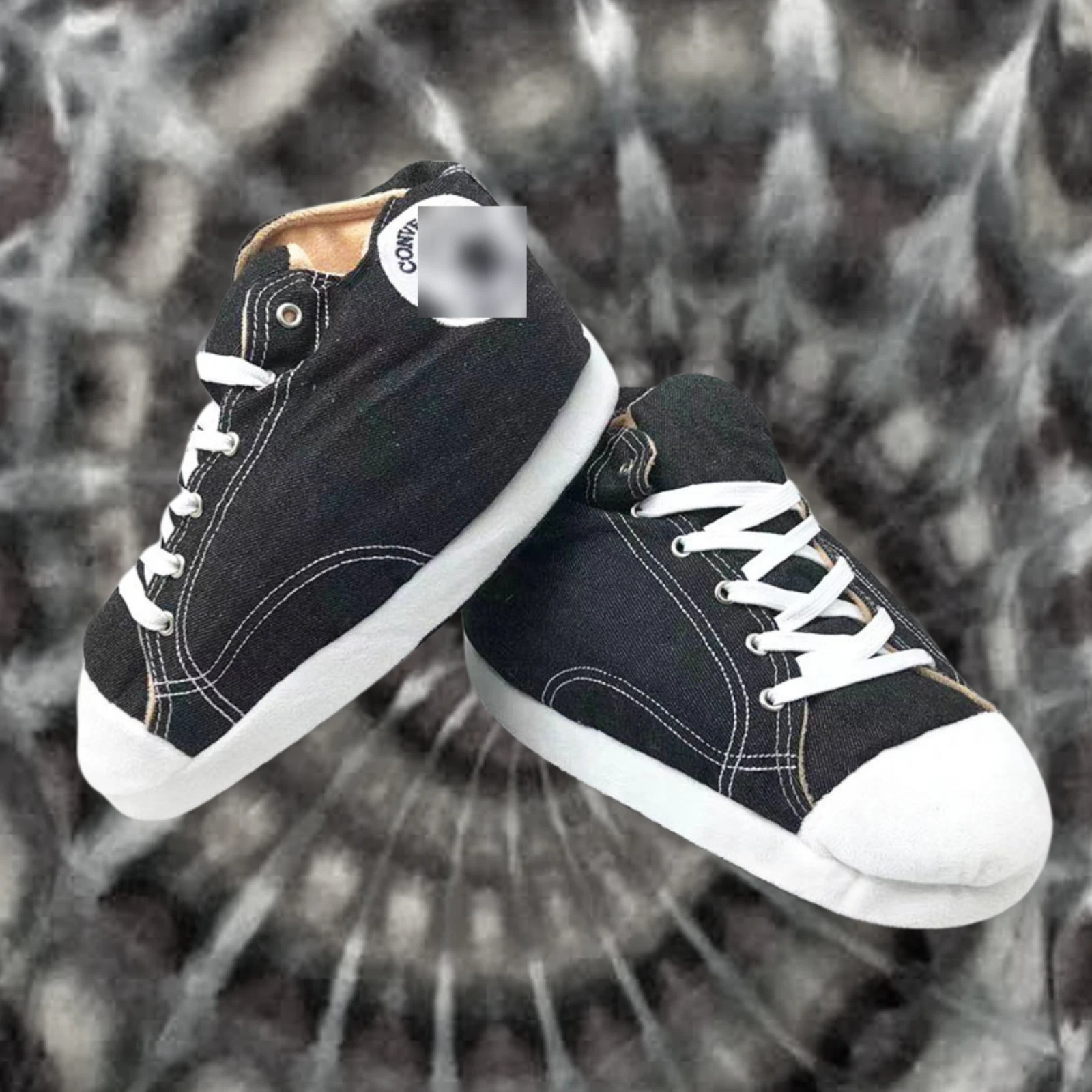 JORDAN Pantofole di peluche unisex oversize ispirate alle sneaker taglia unica (4 10 adulti)