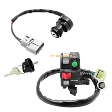 Start Stop Headlight Switch & Ignition Key Switch for Yamaha Grizzly 660 YFM660