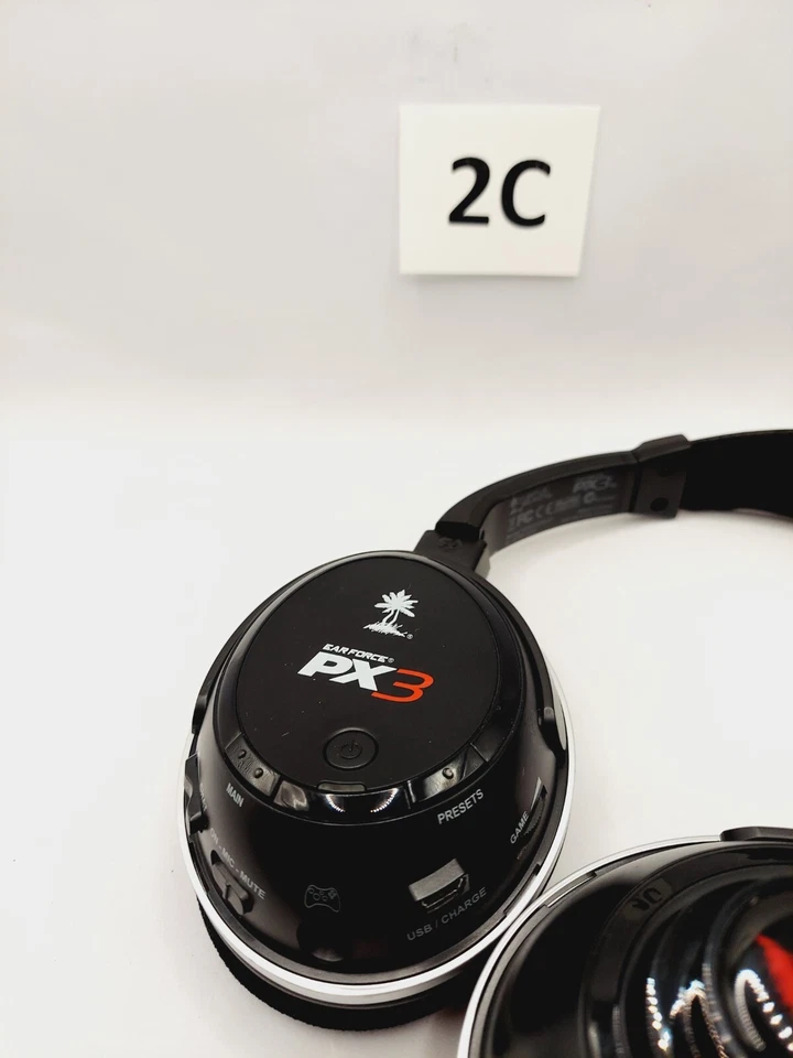 Turtle Beach Ear Force PX3 Wireless Headset Headphones Model Tb300-2240-01 - Image 4 of 4