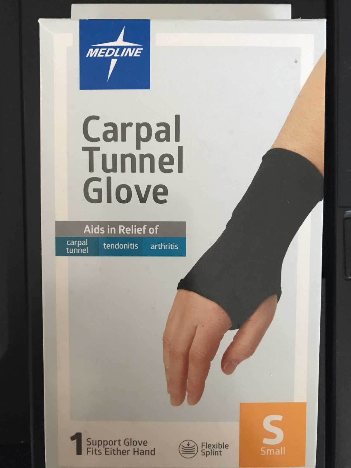 Medline Carpal Tunnel Tendinitis Arthritis Wrist Support Glove Size S For Sale Online Ebay