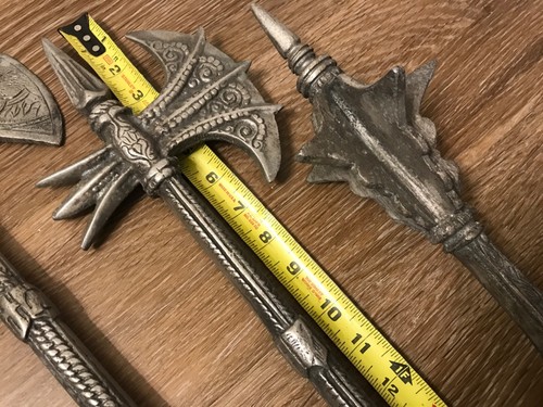 Vintage Medieval Battle Axe Wall Decor Metal 20"-22" inch …. - Picture 4 of 11