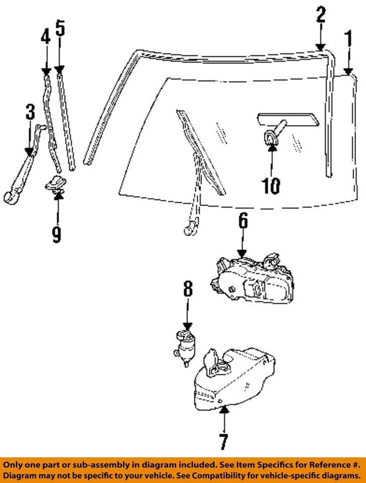 Used Windshield Wiper Motor fits: 1993 Chevrolet S10/s15/sonoma w/o pulse wiper - Image 3 of 4