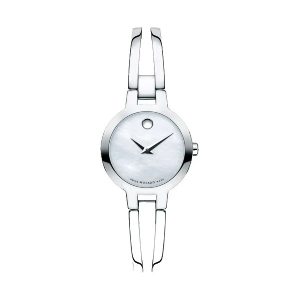 Movado Museum Stainless Steel Band Wristwatches