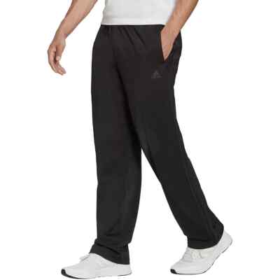 Adidas Black Men's Warm Up 3-Stripes Tricot Performance Sweatpants SZ: 4XLT NWT