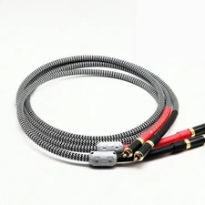 Pair High Quality OCC Silver Plated RCA cable Audio RCA interconnect cable