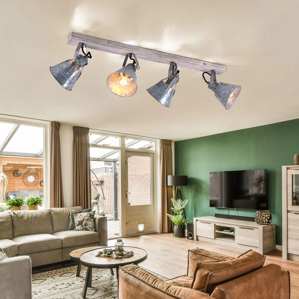 Lampada Da Soffitto Retro RGB LED Regolabile Con Telecomando - Immagine 3 di 4