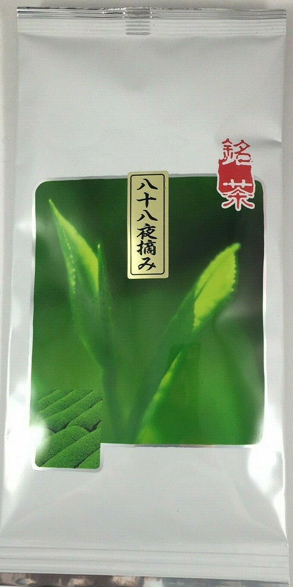 茶 Japan Green Tea Japanese Hachiju-Hachiya (88th Night) Meicha Green Tea 3 oz (85g