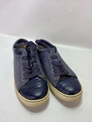 Women's UGG 1013363 Black Croco Leather Shoes Size