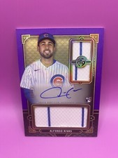 Alfonso Rivas RPA /75, 2022 Topps Triple Threads Amethyst, Rookie Patch Auto